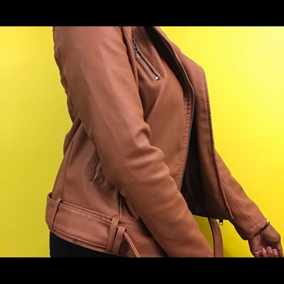 Forever 21 Faux Leather Jacket - Picture 7 of 8